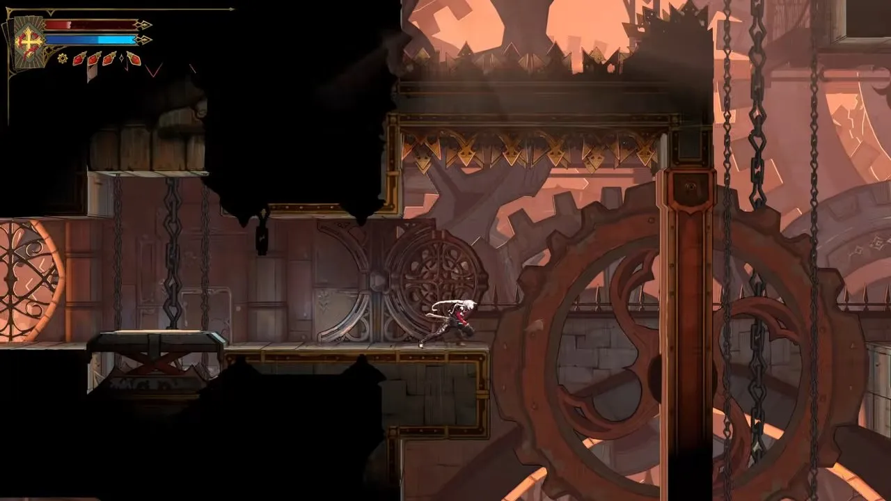 Castlevania Belmont's Curse Library and Clock Tower upright shaft barrier beside Rose